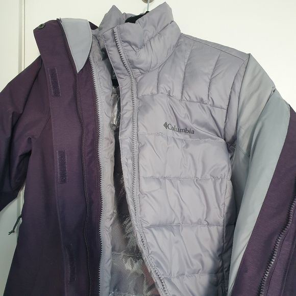 Columbia Interchange 3-in-1 jacket, women's size XS - Picture 6 of 8